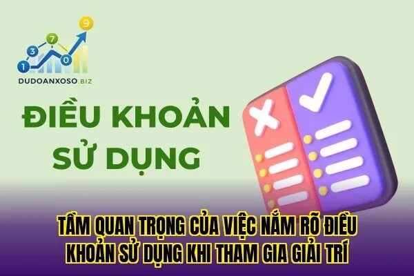 tầm quan trọng của việc nắm rõ điều khoản sử dụng khi tham gia giải trí