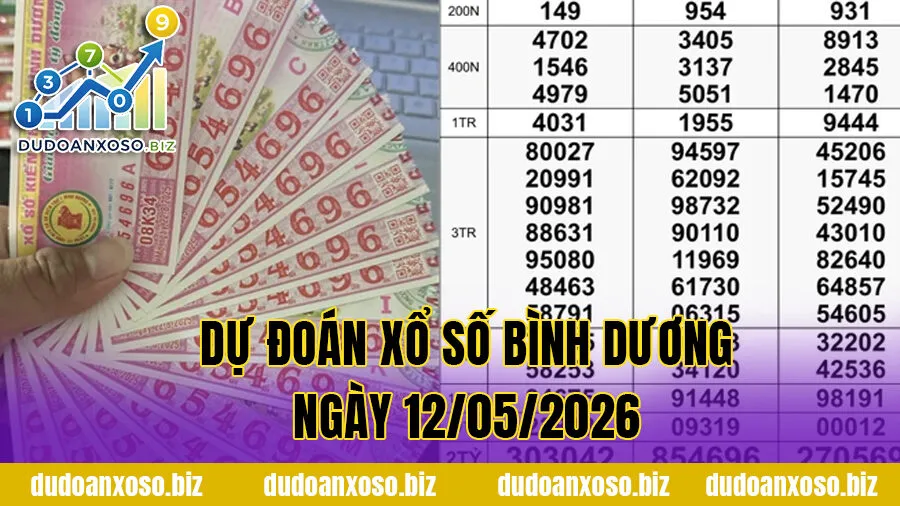 Dự Đoán Xổ Số Bình Dương Ngày 12/05/2026