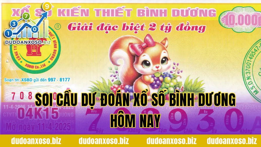 Soi Cầu Dự Đoán Xổ Số Bình Dương Hôm Nay - Chốt Số XSBD Chính Xác